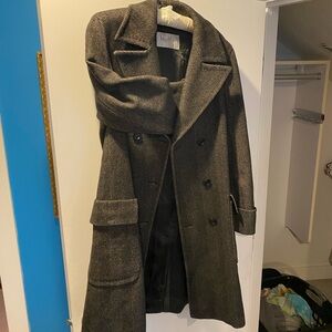 MaxMara Double-Breasted Alpaca and Wool Coat
